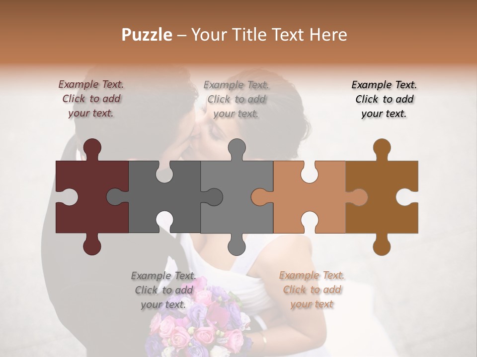 Face Male Inlove PowerPoint Template