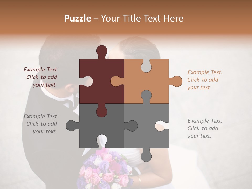 Face Male Inlove PowerPoint Template