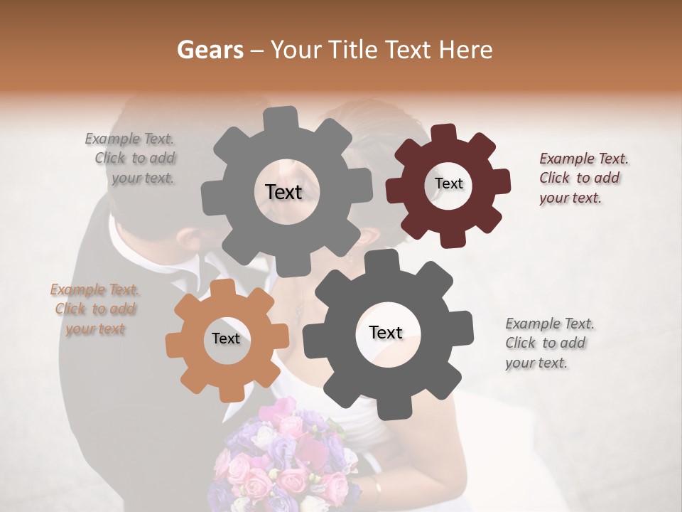 Face Male Inlove PowerPoint Template