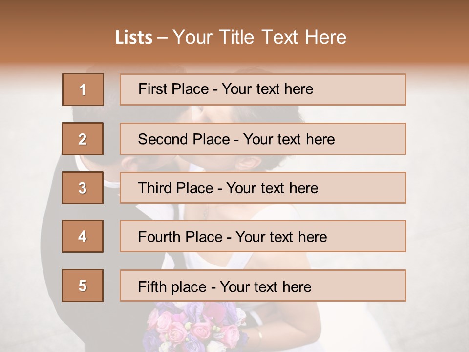 Face Male Inlove PowerPoint Template