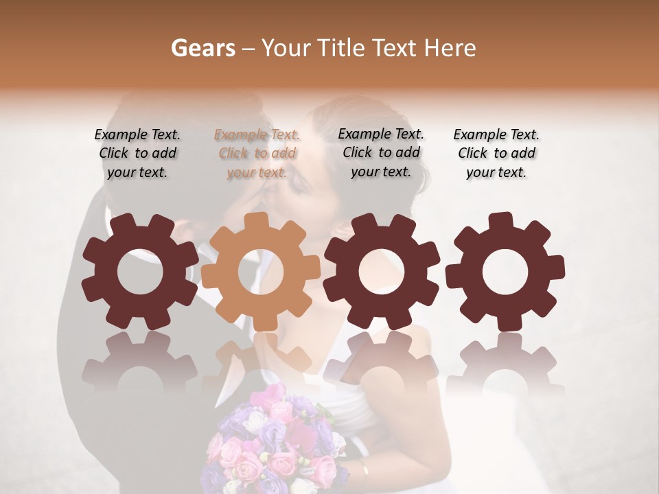 Face Male Inlove PowerPoint Template