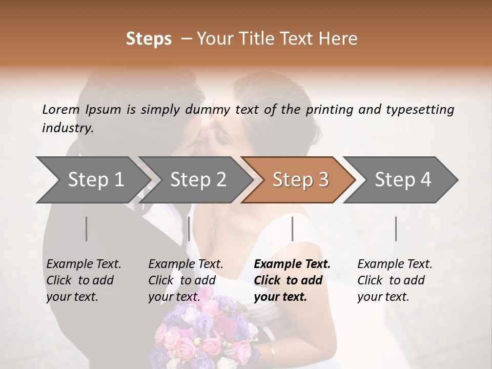 Face Male Inlove PowerPoint Template