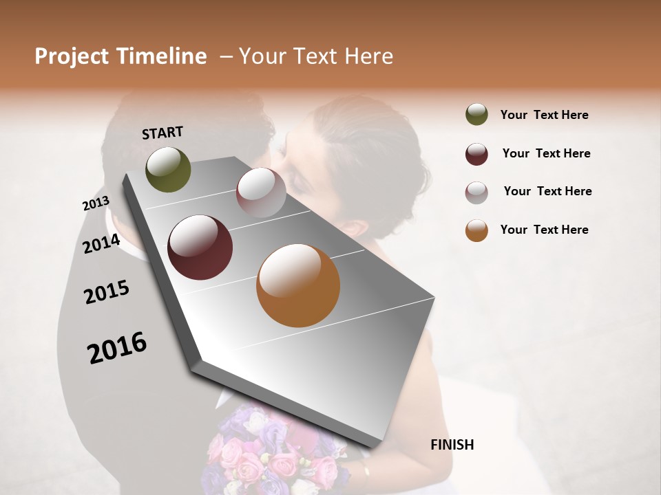 Face Male Inlove PowerPoint Template