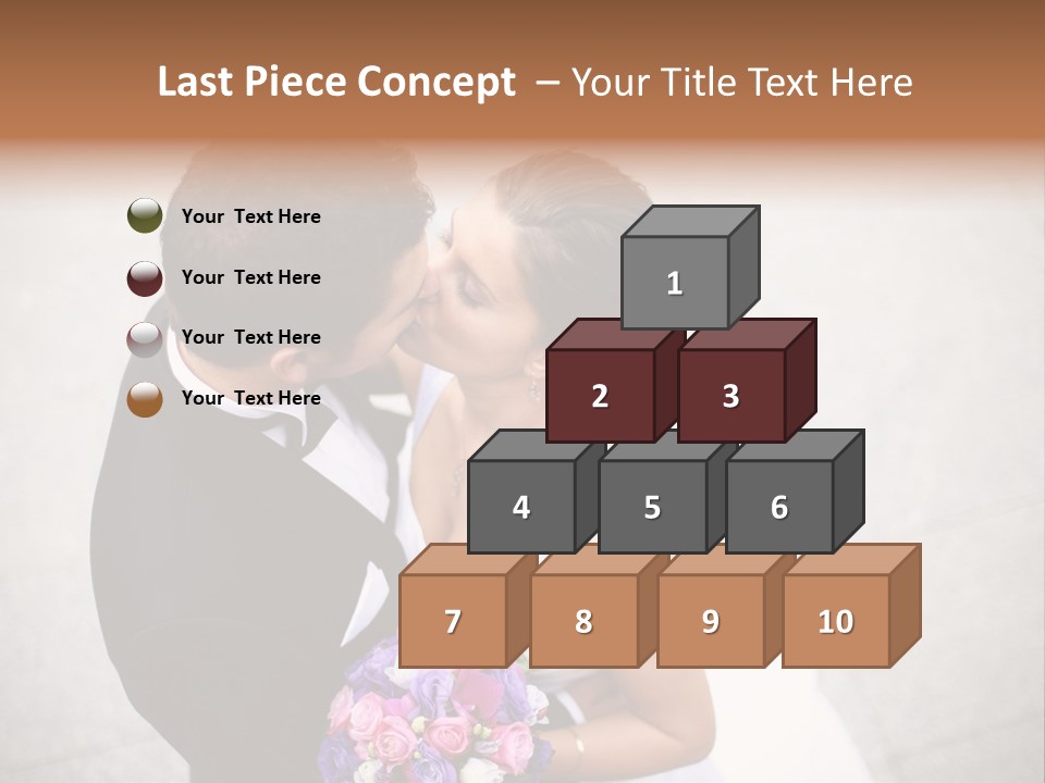 Face Male Inlove PowerPoint Template