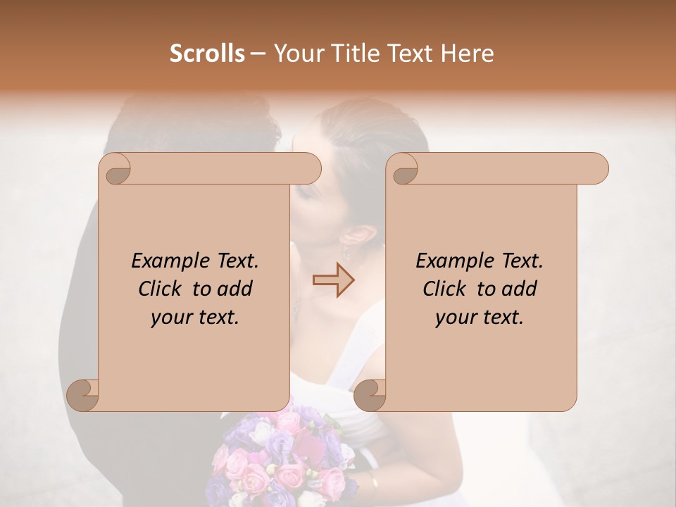 Face Male Inlove PowerPoint Template