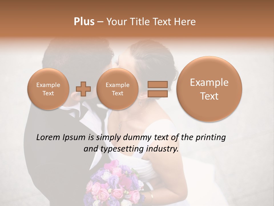 Face Male Inlove PowerPoint Template