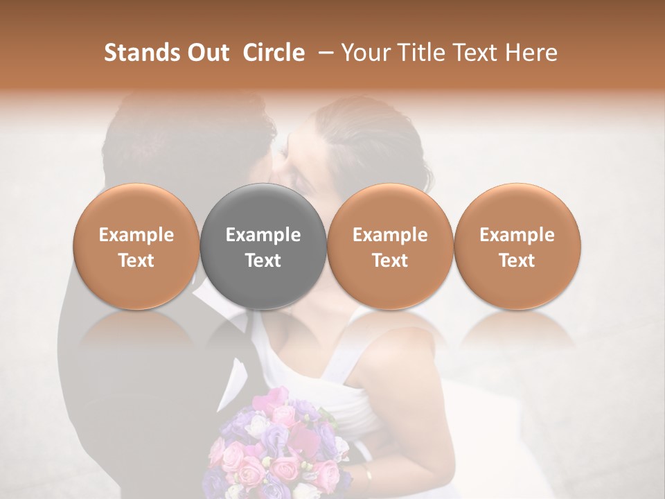 Face Male Inlove PowerPoint Template