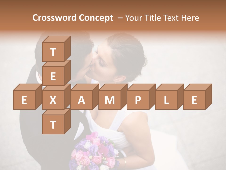 Face Male Inlove PowerPoint Template