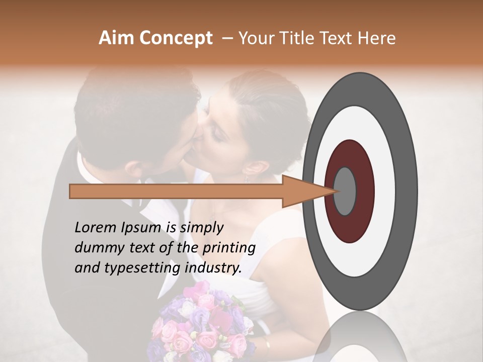 Face Male Inlove PowerPoint Template