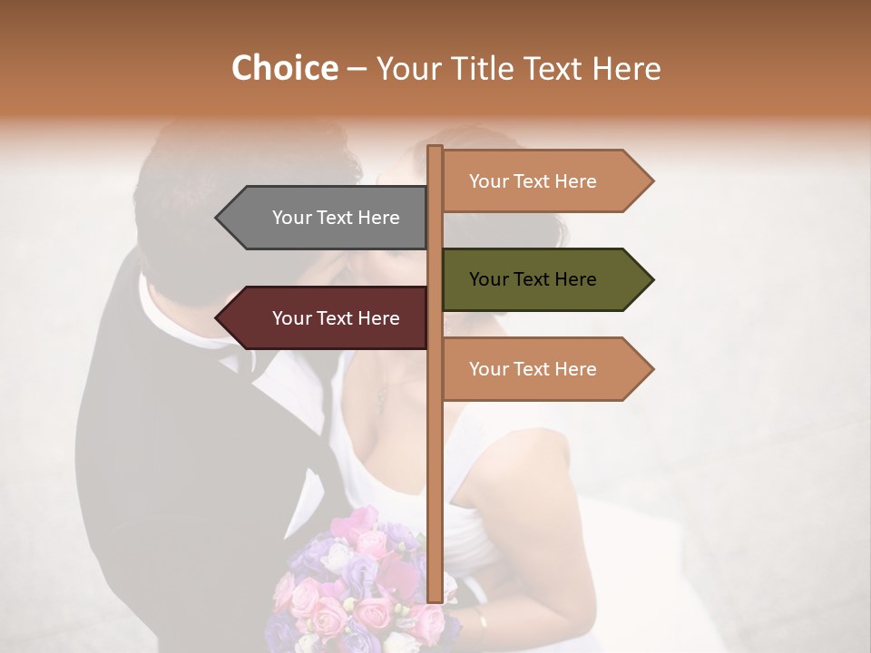 Face Male Inlove PowerPoint Template