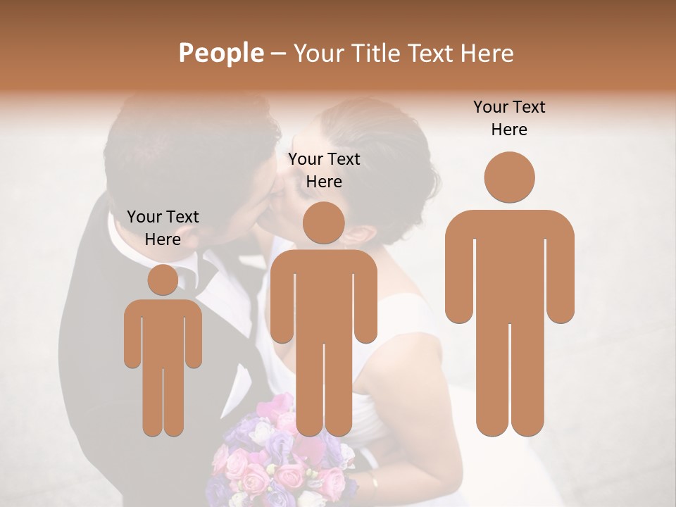 Face Male Inlove PowerPoint Template