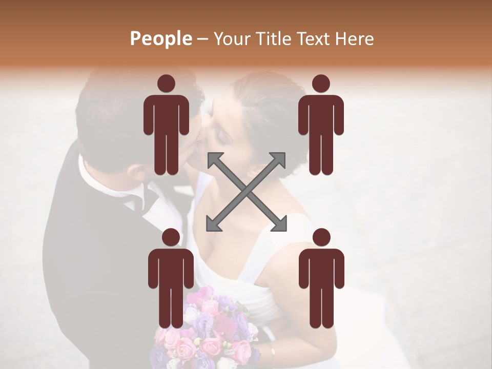 Face Male Inlove PowerPoint Template