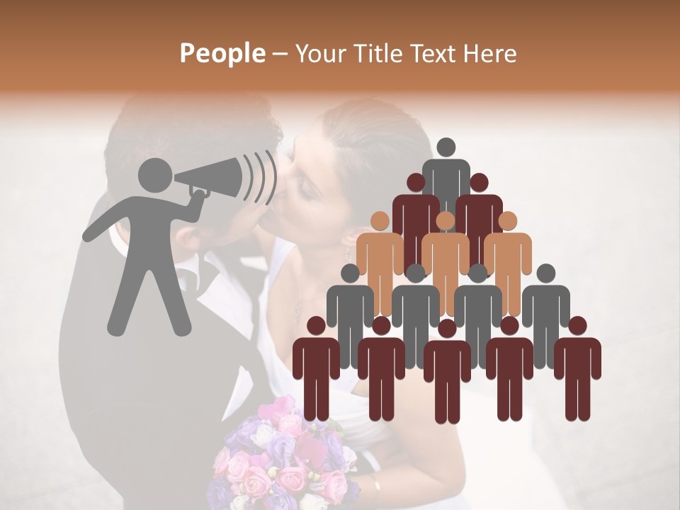 Face Male Inlove PowerPoint Template