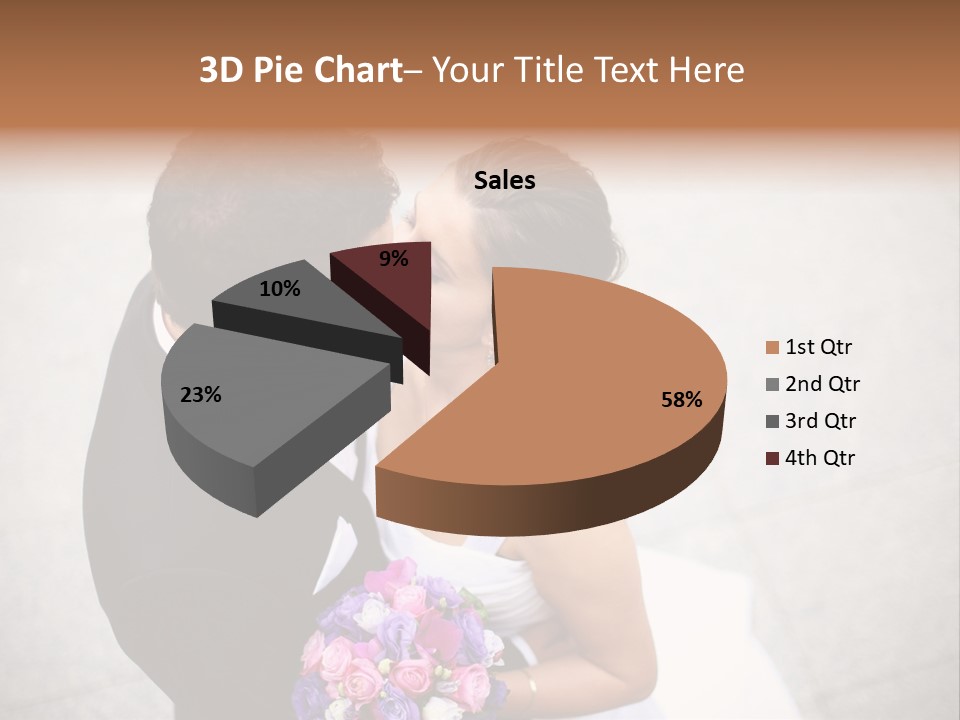 Face Male Inlove PowerPoint Template