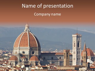 Dome Santa Italia PowerPoint Template