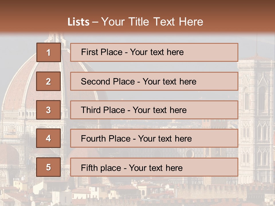 Dome Santa Italia PowerPoint Template