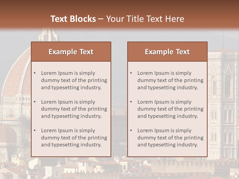 Dome Santa Italia PowerPoint Template