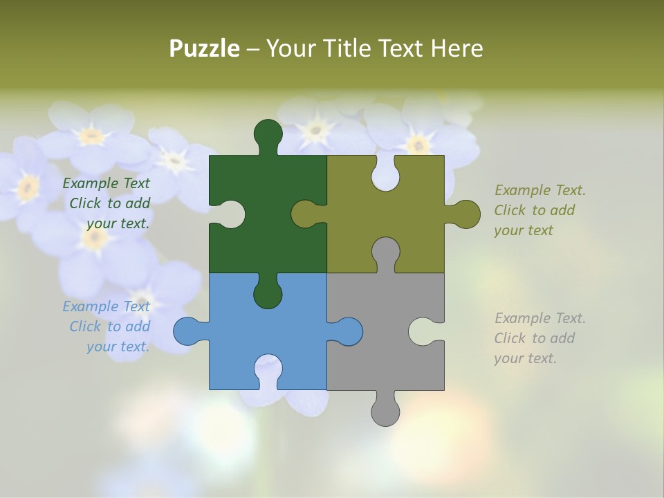 Beauty Spring Green PowerPoint Template