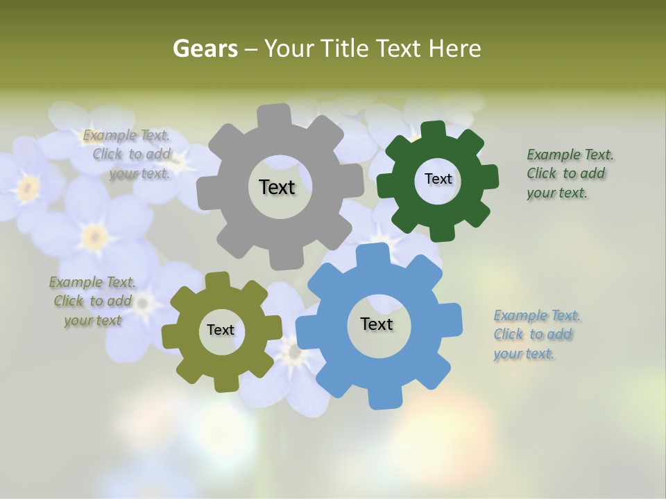 Beauty Spring Green PowerPoint Template