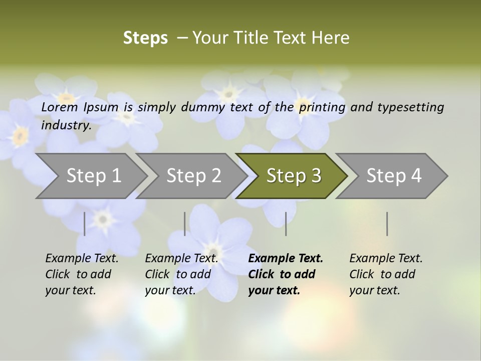 Beauty Spring Green PowerPoint Template