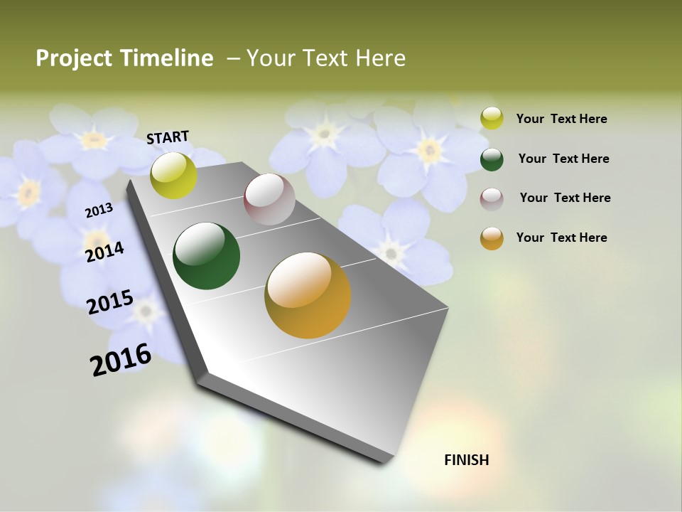 Beauty Spring Green PowerPoint Template