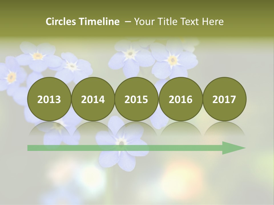 Beauty Spring Green PowerPoint Template