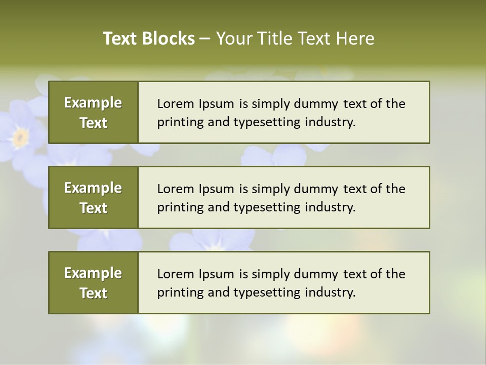 Beauty Spring Green PowerPoint Template