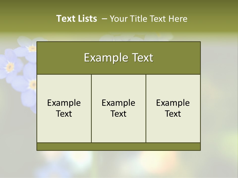 Beauty Spring Green PowerPoint Template