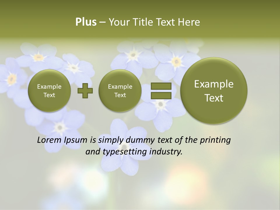 Beauty Spring Green PowerPoint Template
