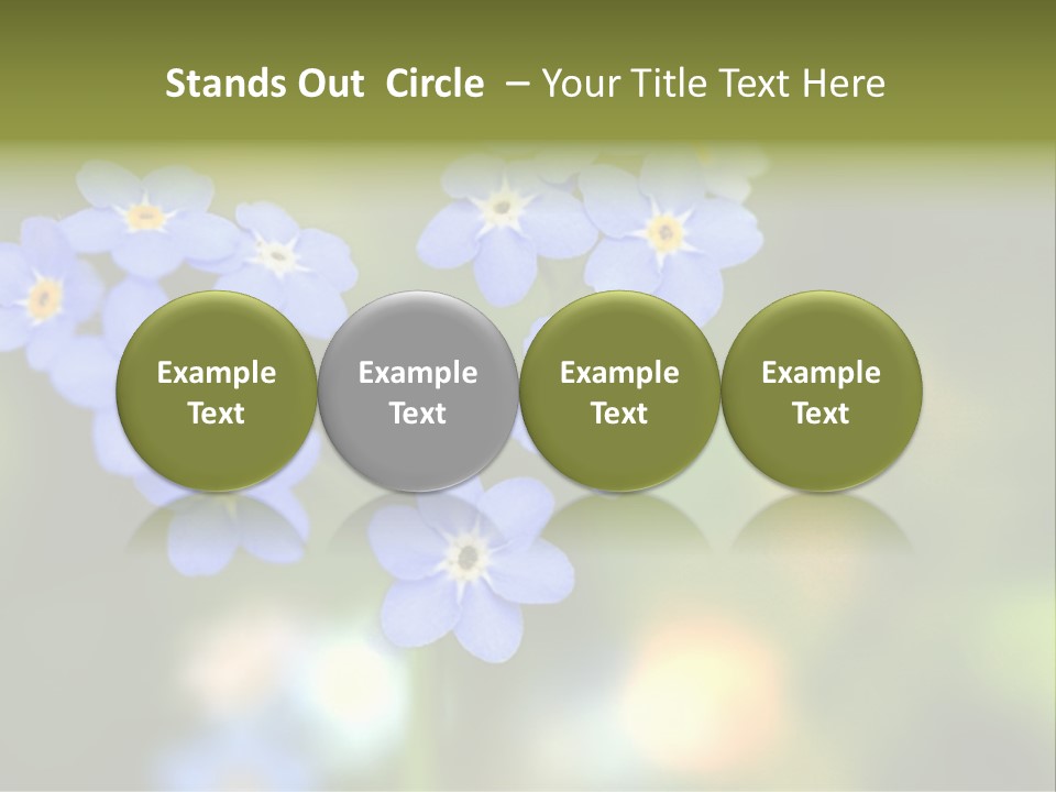 Beauty Spring Green PowerPoint Template