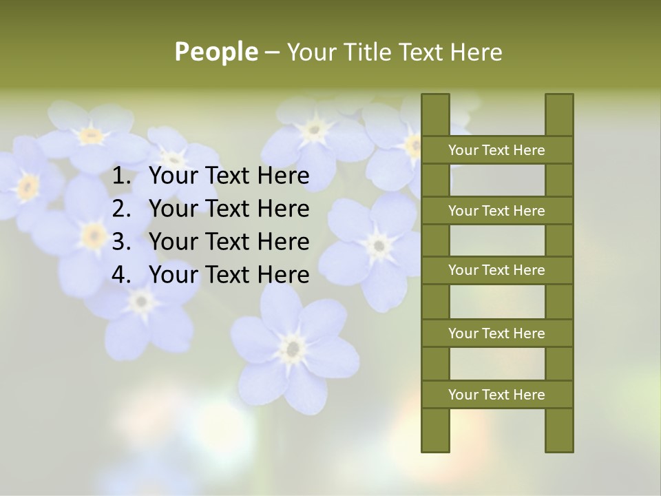 Beauty Spring Green PowerPoint Template