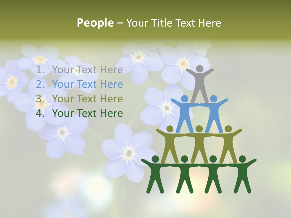 Beauty Spring Green PowerPoint Template