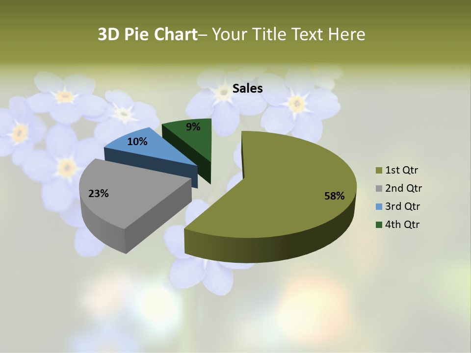 Beauty Spring Green PowerPoint Template