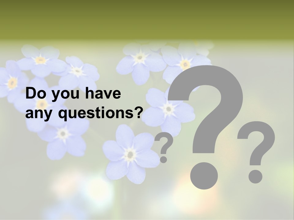 Beauty Spring Green PowerPoint Template