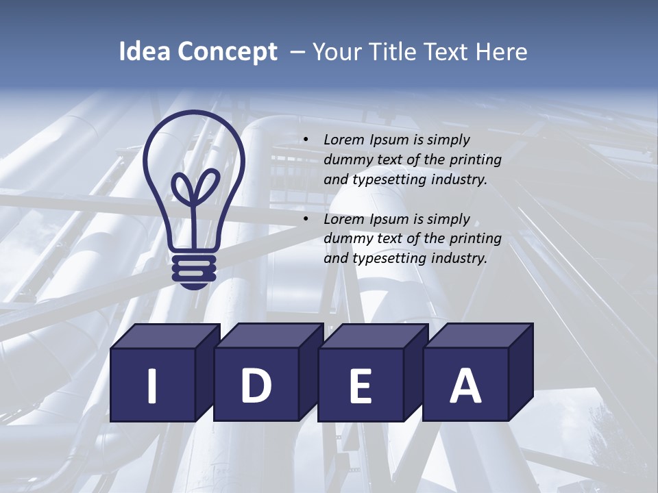 Science Modern Fuel PowerPoint Template