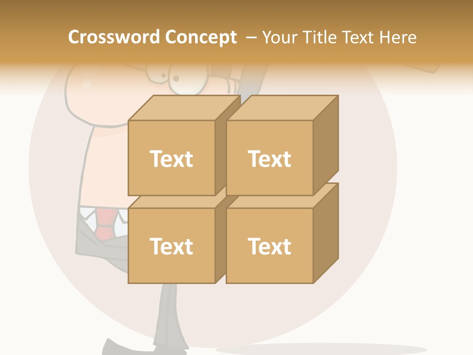 Rage Illustration Destruction PowerPoint Template