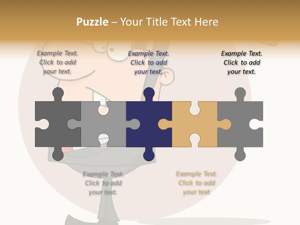 Rage Illustration Destruction PowerPoint Template