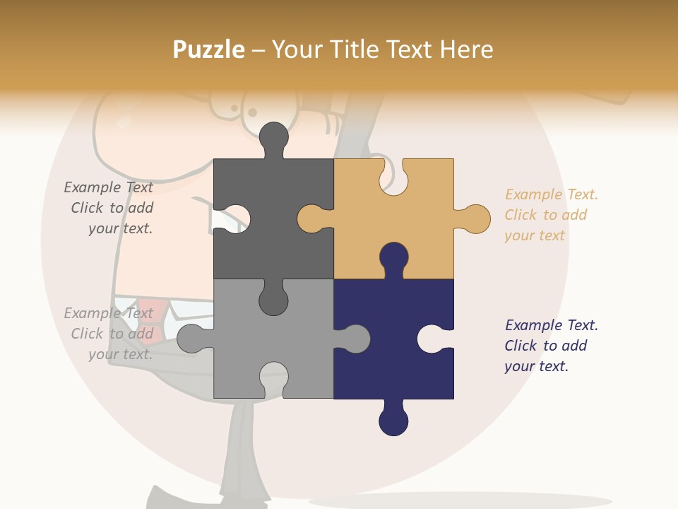 Rage Illustration Destruction PowerPoint Template