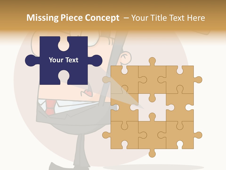 Rage Illustration Destruction PowerPoint Template