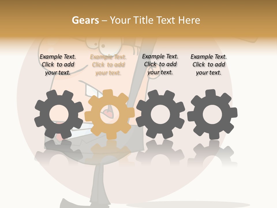 Rage Illustration Destruction PowerPoint Template