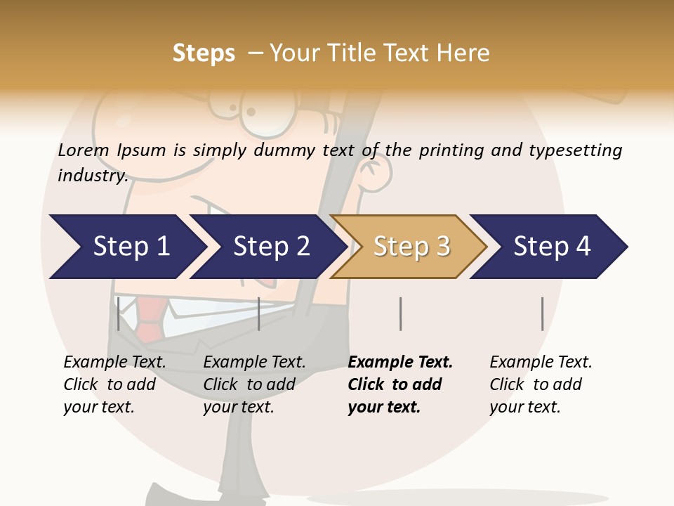 Rage Illustration Destruction PowerPoint Template