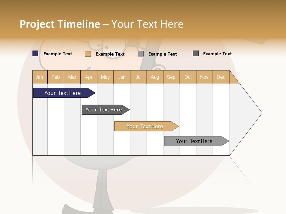 Rage Illustration Destruction PowerPoint Template