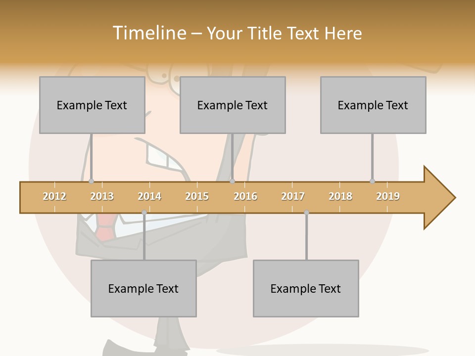 Rage Illustration Destruction PowerPoint Template