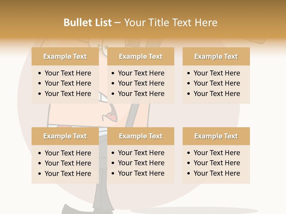 Rage Illustration Destruction PowerPoint Template