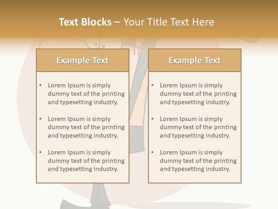 Rage Illustration Destruction PowerPoint Template
