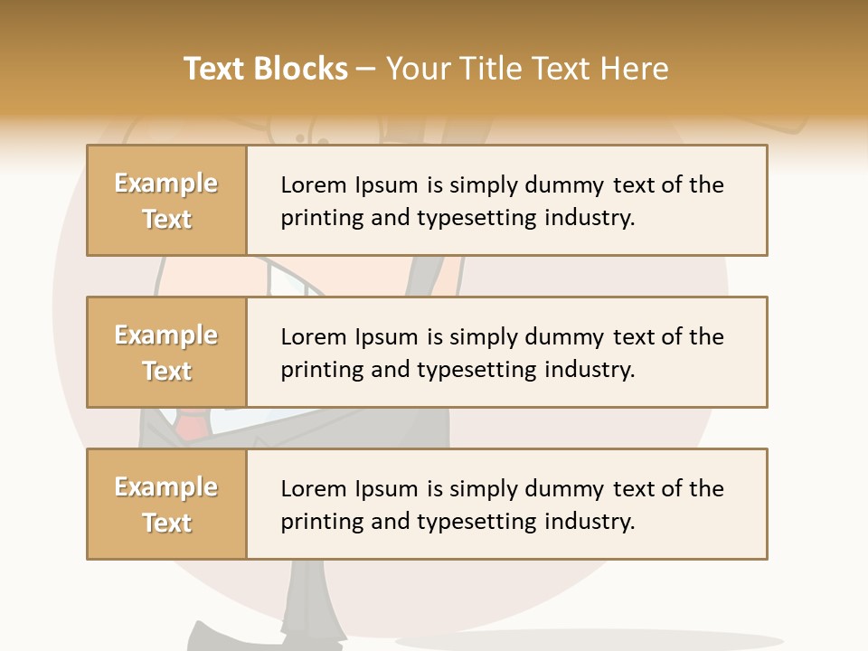 Rage Illustration Destruction PowerPoint Template