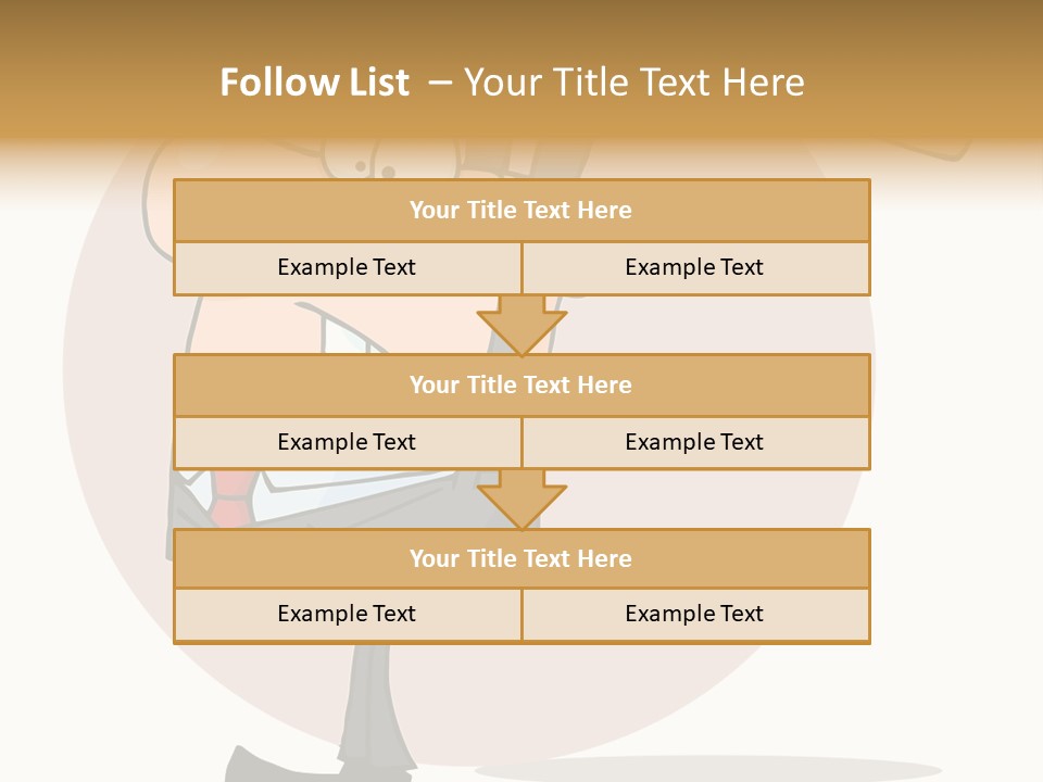 Rage Illustration Destruction PowerPoint Template