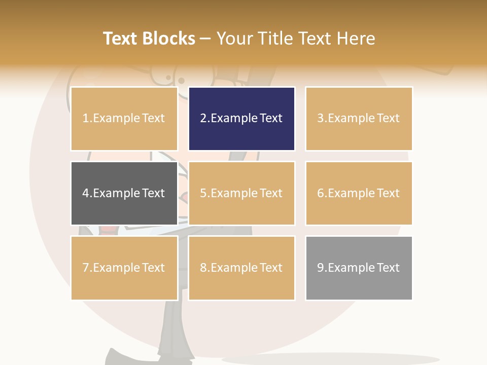 Rage Illustration Destruction PowerPoint Template