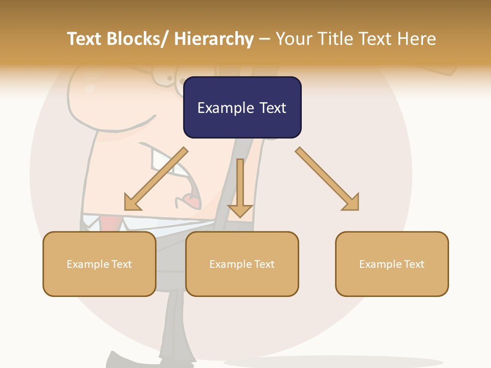 Rage Illustration Destruction PowerPoint Template