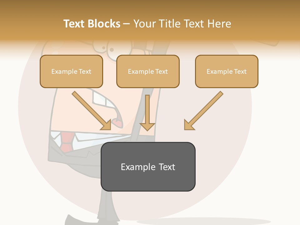 Rage Illustration Destruction PowerPoint Template